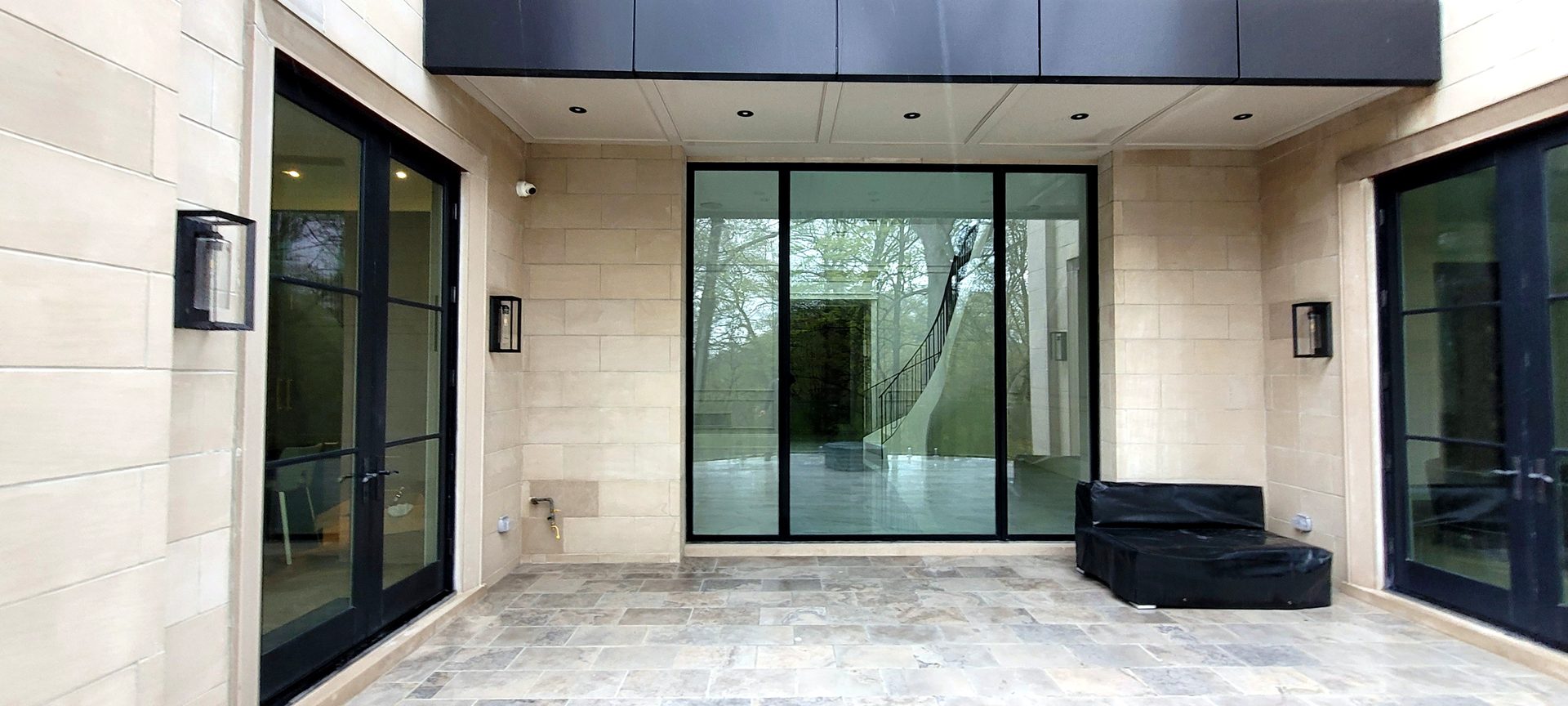 ACE's luxury BBQ patio revitalization in Rosedale: Restoring natural limestone stone and outdoor kitchen surfaces